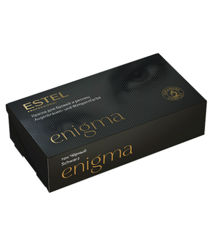 Estel Enigma Краска для бровей и ресниц -  Черный, 20 мл