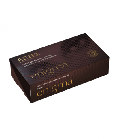 Estel Enigma Краска для бровей и ресниц - Классический коричневый, 20 мл