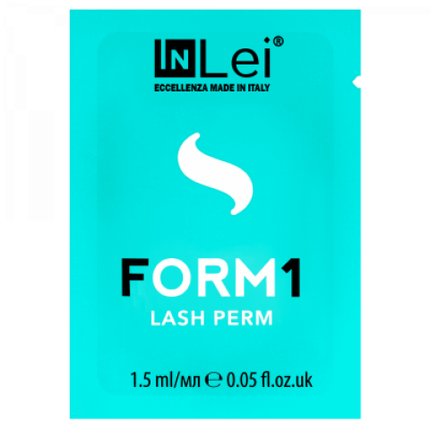 InLei «Form 1» Перманентный состав для ресниц в саше, 1,5 мл
