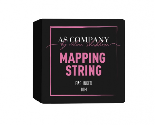 Mapping String Нить для разметки окрашенная (черная), 10 м 