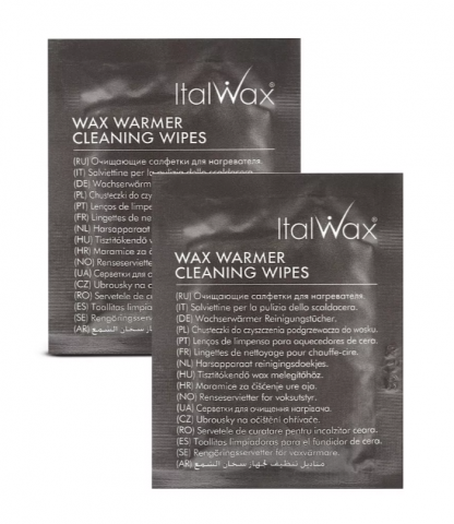 Italwax Салфетки очищающие для нагревателя (саше)