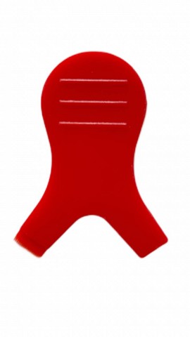 Аппликатор для ламинирования и реконструкции ресниц (красный), 1шт