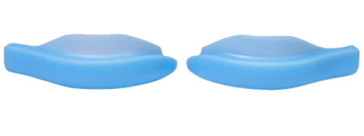 Vinogradova Валики для верхних ресниц, нежно-голубые, размер 4,5 (1 пара)