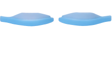 Vinogradova Валики для верхних ресниц, нежно-голубые, размер 1,5 (1 пара)
