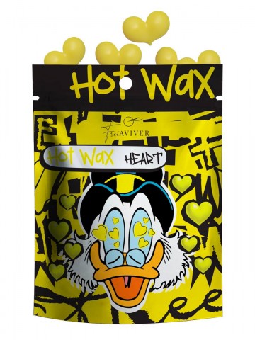 FreiAVIVER Воск для депиляции бровей и лица Hot Wax "Hearts" желтый, 500гр