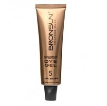 Bronsun Краска для бровей №5 - Светло-коричневый, NEW FORMULA, 15 мл