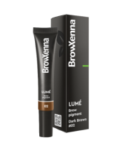 Brow Xenna Lumé Пигмент прямого действия для бровей гелевый (Dark brown), 15 мл