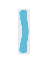 FreiAVIVER KillTrend Многоразовый силиконовый пад для бровей MIDL (голубой), 1 шт