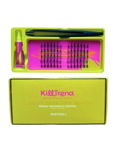 KillTrend Набор накладных ресниц с клеем и пинцетом BABYDOLL, 5 линий