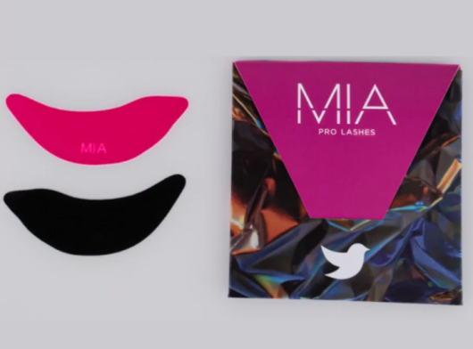MIA PRO LASHES Cиликоновые патчи BIRD SHAPE (черные)