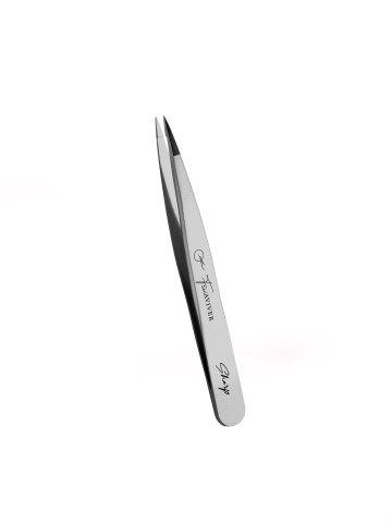 FreiAVIVER Точечный пинцет для бровей Sharp, серебро