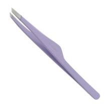 Solinberg Пинцет для бровей G809з, скошенный ,"Lavender", ручная заточка