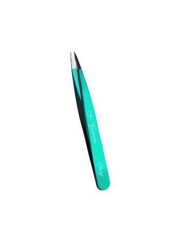 FreiAVIVER Точечный пинцет для бровей Sharp, зеленый