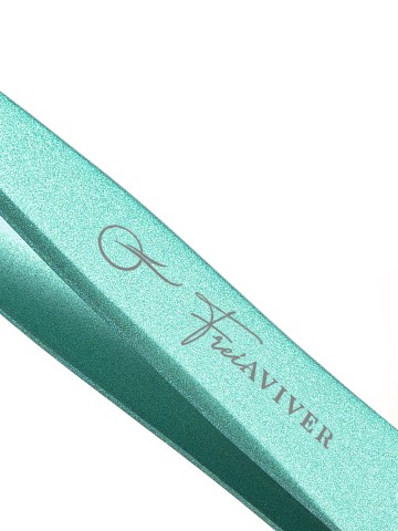 FreiAVIVER Точечный пинцет для бровей Sharp, зеленый