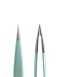 FreiAVIVER Точечный пинцет для бровей Sharp, зеленый