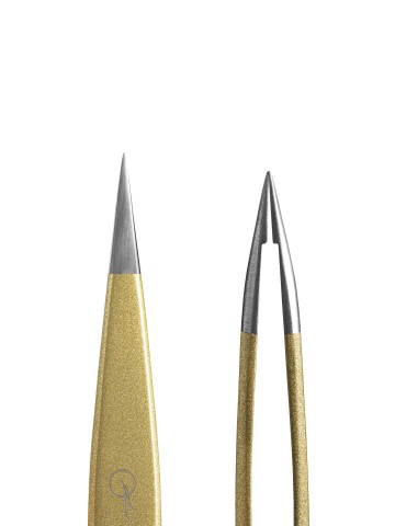 FreiAVIVER Точечный пинцет для бровей Sharp, золото