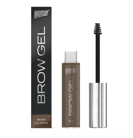 BRONSUN Гель для бровей оттеночный Tinted Brow Gel, Коричневый, 5 г