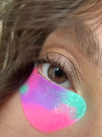 Lash Shade Многоразовые силиконовые патчи, Бирюза (1 пара)