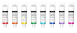 Brow Xenna Пигмент прямого действия RainBrow Coloring, красный