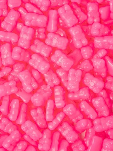 FreiAVIVER Воск для депиляции бровей и лица Hot Wax "Bears" розовый, 100гр