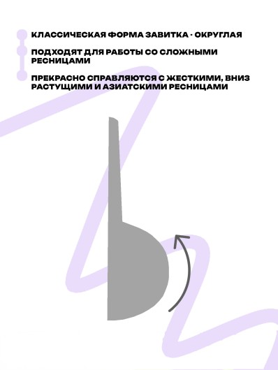 FreiAVIVER Набор силиконовых валиков глянец Curl (жемчужный), 4 пары