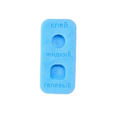 Vinogradova Палитра для жидкого и гелевого клея (нежно-голубой)