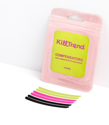 KillTrend Компенсаторы для ламинирования ресниц (микс), 3 пары