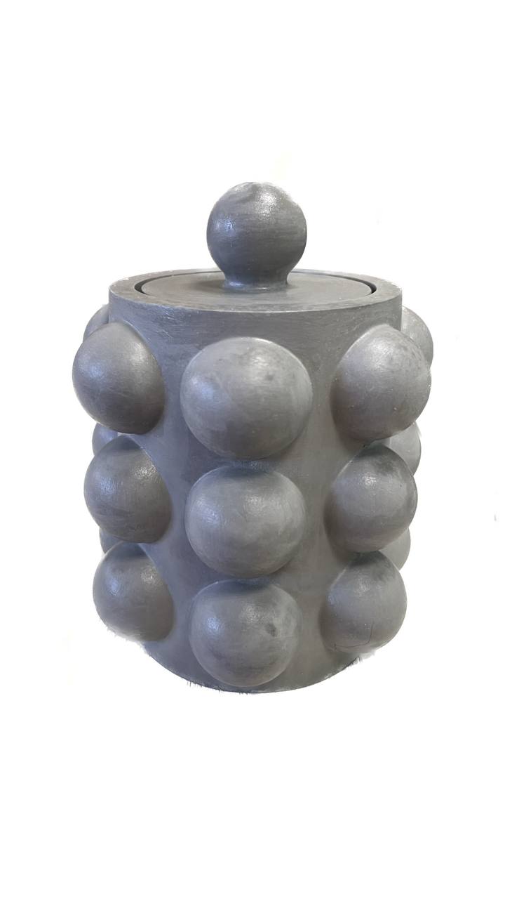 Подставка из гипса "Пузыри", серый