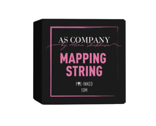 Mapping String Нить для разметки окрашенная (черная), 10 м
