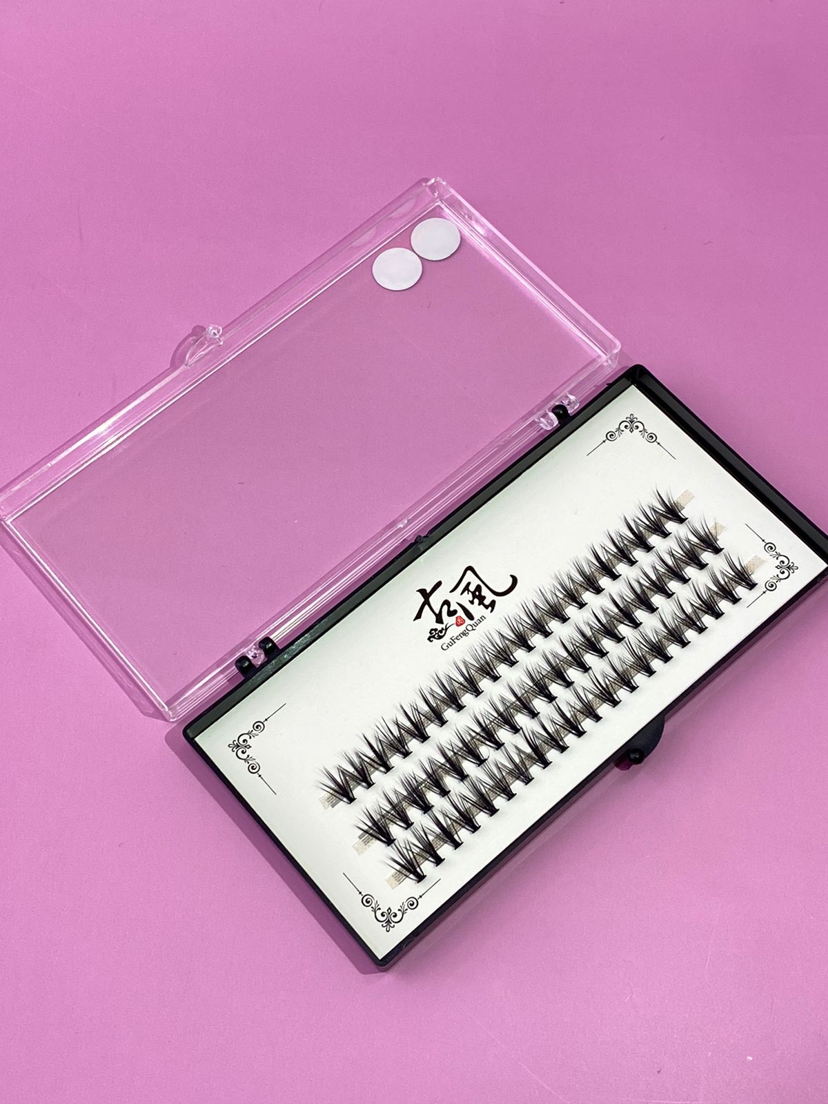 Пучковые ресницы "Лучики" 20D, Длина 10мм