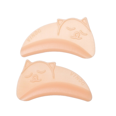 Vinogradova Валики для ламинирования нижних ресниц "Котики", бежевые (1 пара)