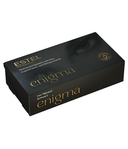 Estel Enigma Краска для бровей и ресниц -  Черный, 20 мл