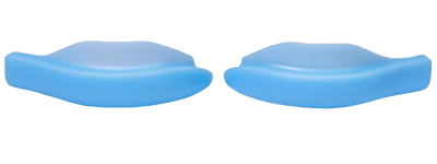 Vinogradova Валики для верхних ресниц, нежно-голубые, размер 5 (1 пара)