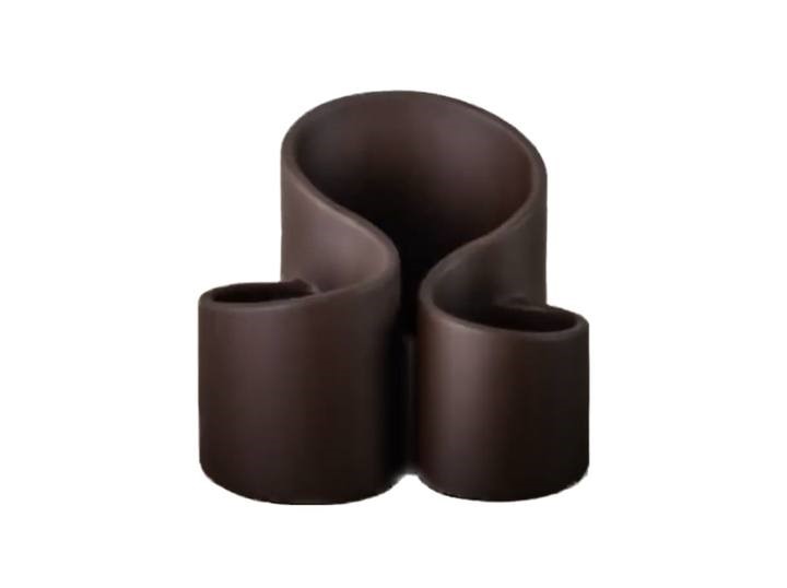 Подставка из гипса "Трио", коричневый