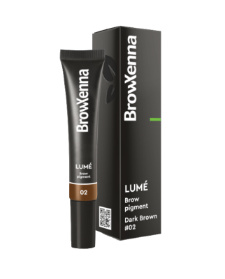 Brow Xenna Lumé Пигмент прямого действия для бровей гелевый (Dark brown), 15 мл