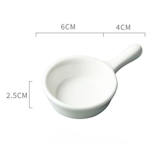 Стаканчик для смешивания пигментов с ручкой, белый