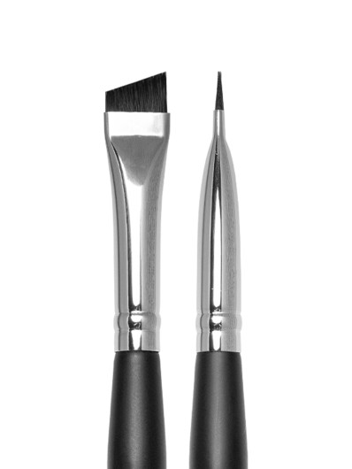 FreiAVIVER Кисть для бровей скошенная Moscow (10мм), черная