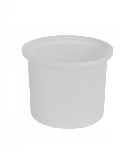 Силиконовая чаша для воскоплава (белая), 200 мл