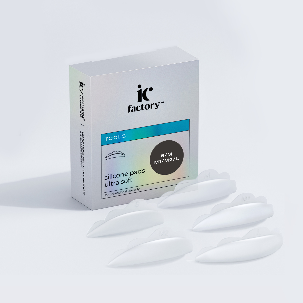 IC FACTORY Набор силиконовых валиков, 5 пар