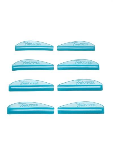 FreiAVIVER Набор силиконовых валиков глянец Curl (голубой), 4 пары