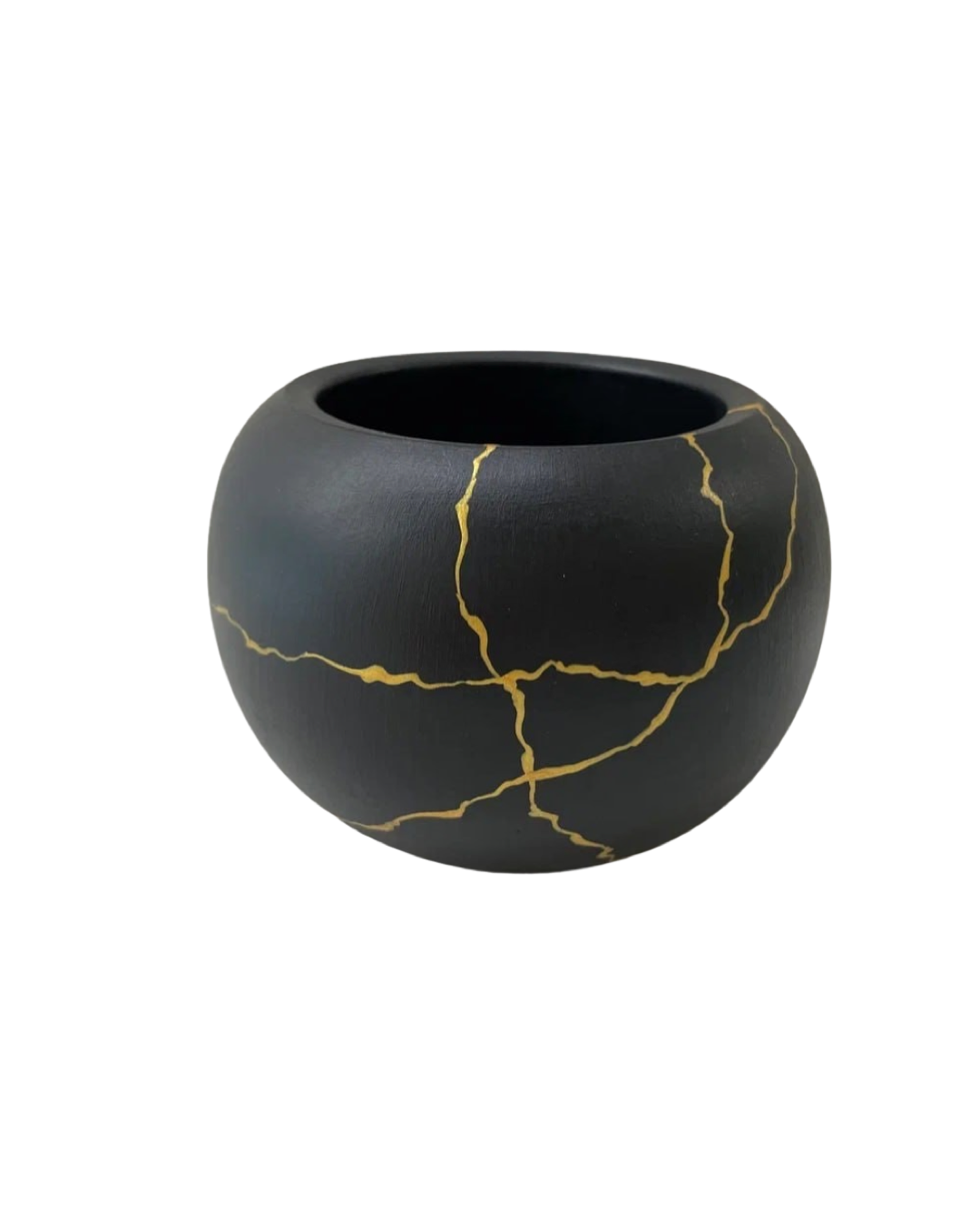 Подставка из гипса "Полусфера", черный