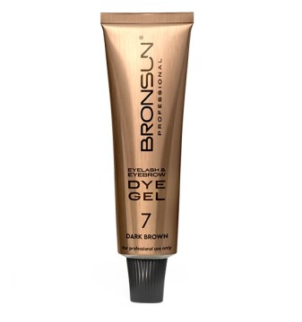 Bronsun Краска для бровей №7 - Тёмно-коричневый, обновленная версия, 15 мл