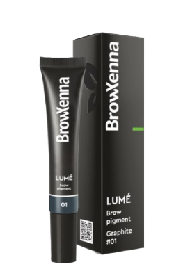 Brow Xenna Lumé Пигмент прямого действия для бровей гелевый (Graphite), 15 мл