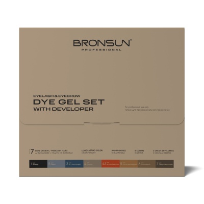 Bronsun Набор гель-красок с оксидантом, лимитированная серия