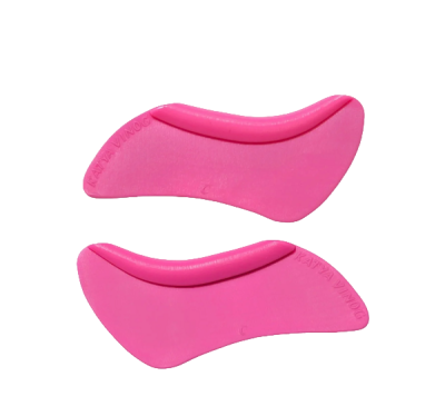 Vinogradova Валики липкие для ламинирования нижних ресниц, розовые, размер С (1 пара)