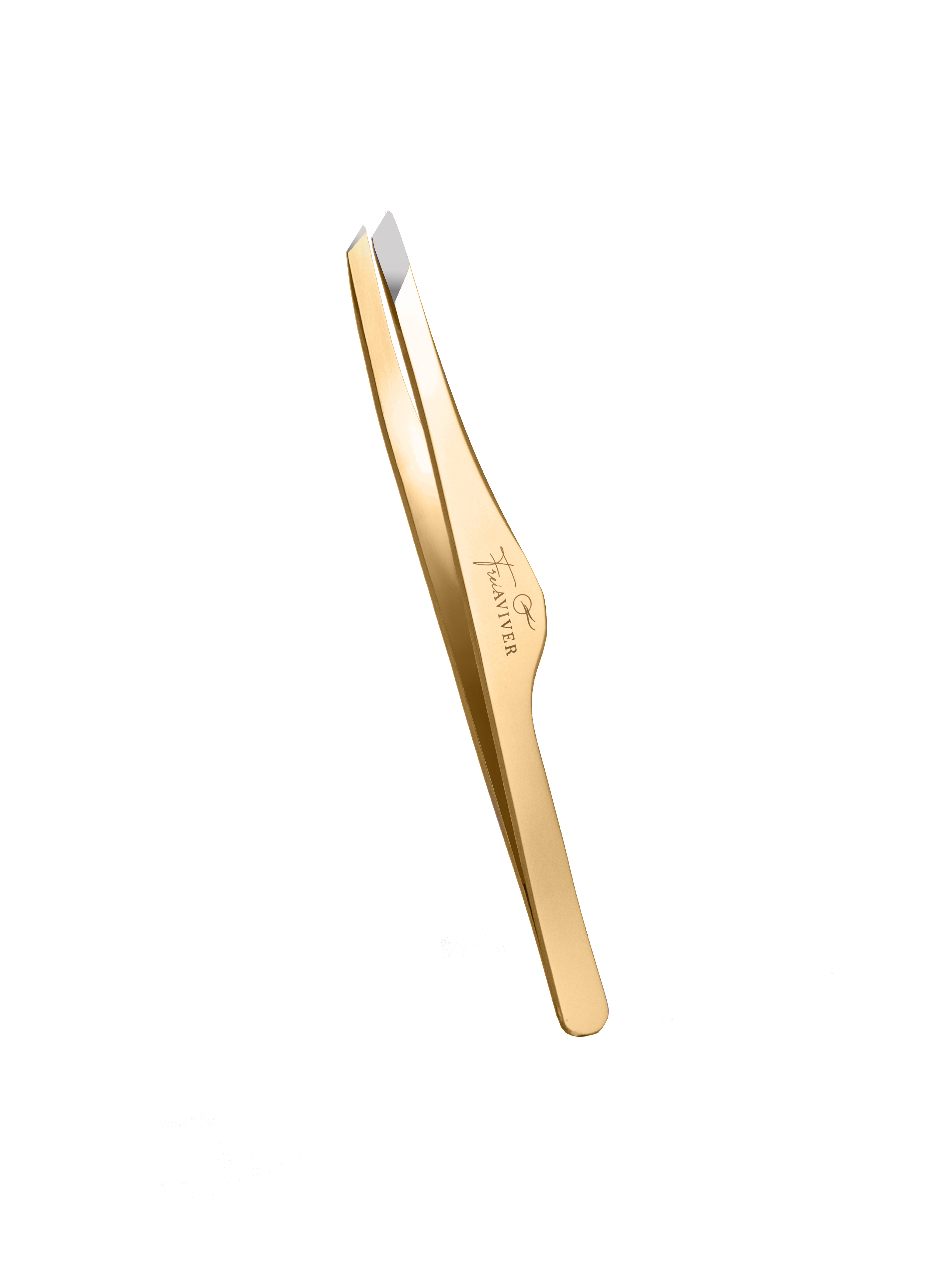 FreiAVIVER пинцет (ручная заточка) Золотой Матовый