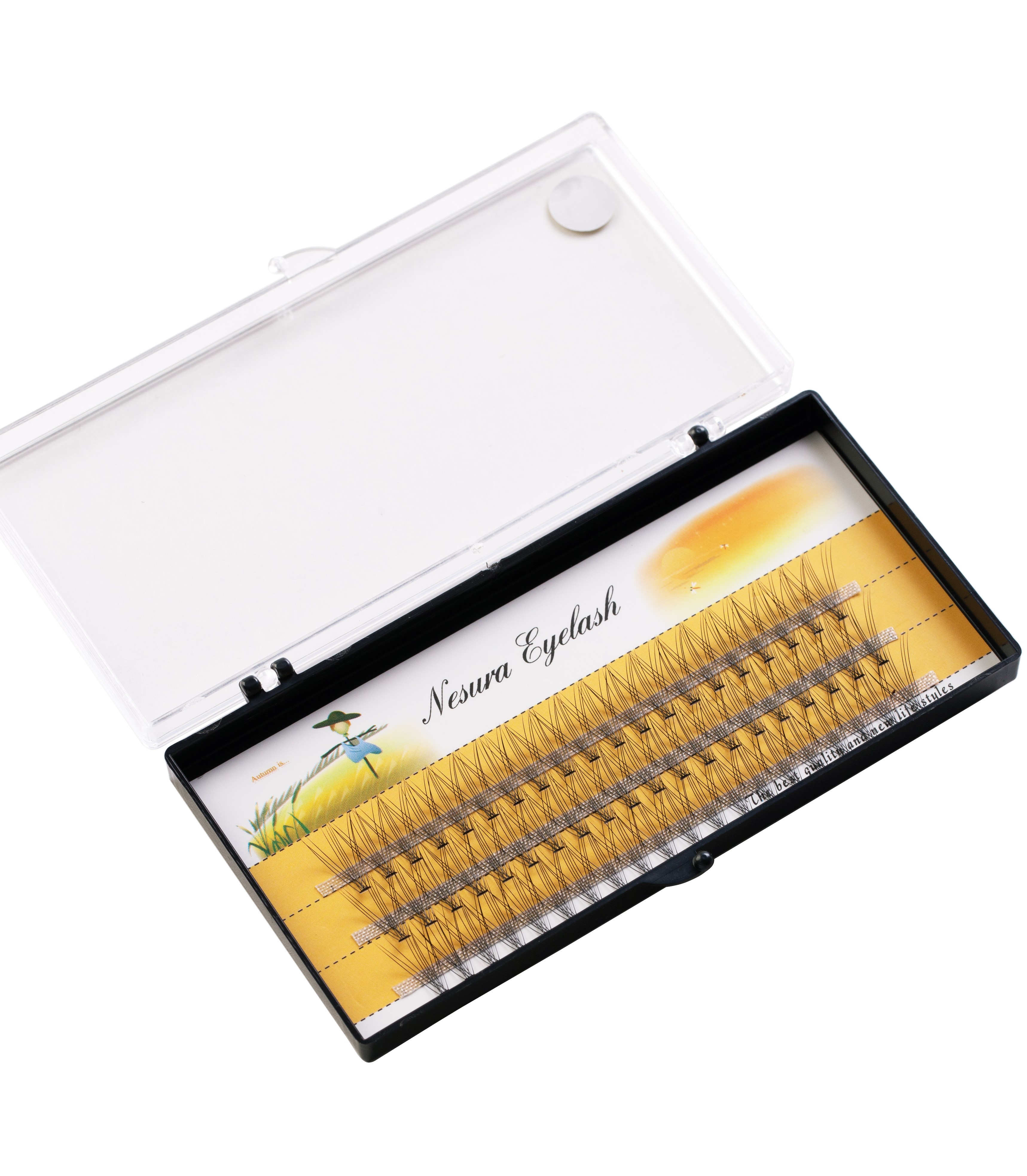 Nesura Eyelash Пучковые ресницы 10D, 8мм