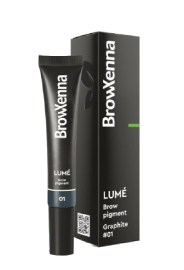 Brow Xenna Lumé Пигмент прямого действия для бровей гелевый (Graphite), 15 мл