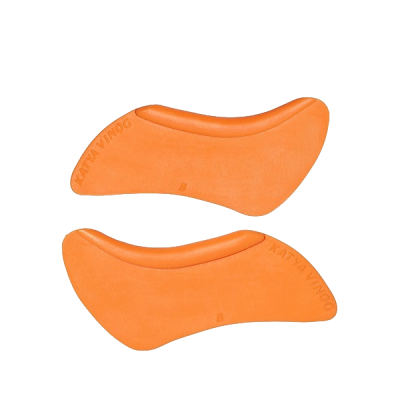 Vinogradova Валики липкие для ламинирования нижних ресниц, оранжевые, размер В (1 пара)