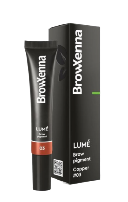 Brow Xenna Lumé Пигмент прямого действия для бровей гелевый (Copper), 15 мл